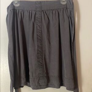 LOFT Charcoal A-Line Skirt